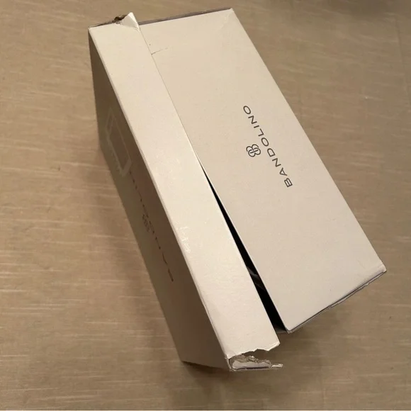 Bandolino Madia Size 5 Open-Toe Black Patent Dress Sandals, NIB - Picture 10 of 10